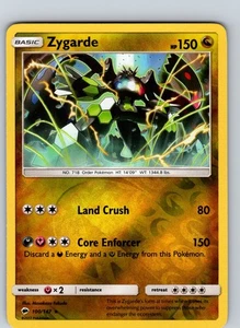 Zygarde 100/147 2017 S&M Burning Shadows Reverse Holo Rare - Picture 1 of 3