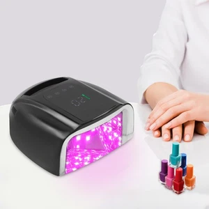 96W Wiederaufladbare LED Nagellampe Kabellos Nageltrockner Professionelles Gel Aushärtungslicht - Bild 1 von 19