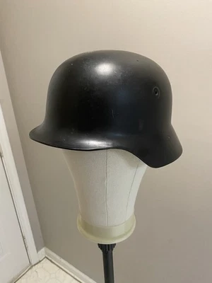 Vintage M35 German Military Police Border Guard Helmet Post WWII Era - Image 1 of 4