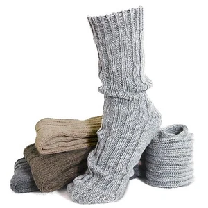 BRUBAKER Mens Or Womens Thick Cashmere Socks 40% Cashmere 48% Lambswool, 4 Pairs - Picture 1 of 6