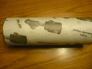 Neu M & M M&M BP0205STW00 DN15 - Gas 1/2" Kolbenbetätigungsventil - Bild 1 von 10