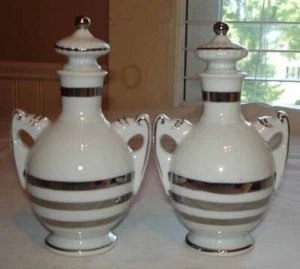 VINTAGE MIKORI HAND PAINTED MADE IN JAPAN CRUET SET - Picture 1 of 1