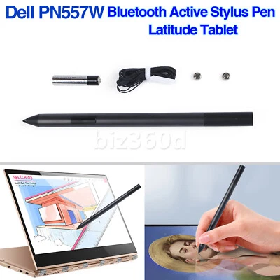 New Genuine Dell Latitude 5285 3390 ... PN557W Bluetooth Active Stylus Pen W55CJ - Image 1 of 4