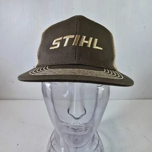 Stihl Baseball Hat Cap Adult Mens Adjustable Logo Lightweight snap back - Picture 1 of 9