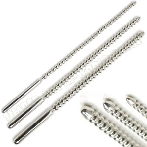 NUEVO Dilatador de Acero Inoxidable Enchufe Sólido Estiramiento Uretral de Metal Sonido - Imagen 1 de 20