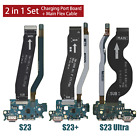 MAIN SUB Signal Cable Charging Port Board For Samsung Galaxy S23 S23+ S23 Ultra