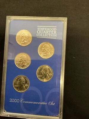 2000 US D Statehood Quarter Mint Set 5 Coins No GOP Free Shipping - Image 1 of 2