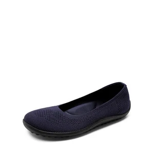 Women Square Toe Flat Shoes Knit Breathable Lightweight Office Work Dress Shoes - Picture 1 of 20