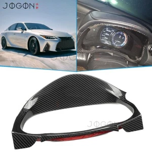 For Lexus IS 300 350 500 2021+ Instrument Cluster Speedometer Dash Carbon Cover - Picture 1 of 14