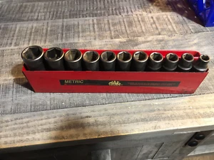 MAC SVDPM116TR, 11 PIECE, DEEP WELL, 1/2" DRIVE, IMPACT SOCKET SET W/ VT24Y TRAY - Picture 1 of 3