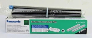 3x roll Original Panasonic KX-FA52X Black Replacement Ink Film Roll Two +1 extra - Afbeelding 1 van 2