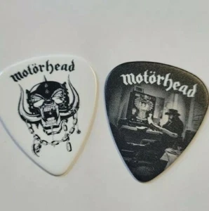 MOTORHEAD LEMMY Pack X 2 plectrums 0.7mm LEMMY IS GOD METAL ROCK N ROLL WAR PIG - Picture 1 of 4