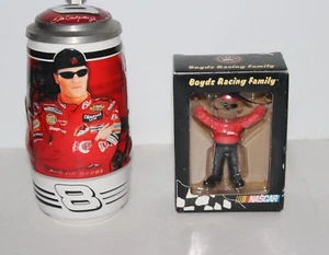NASCAR Vintage Dale Earnhardt Jr Budweiser Beer Stein + Boyds Racing Family-2004 - Picture 1 of 12