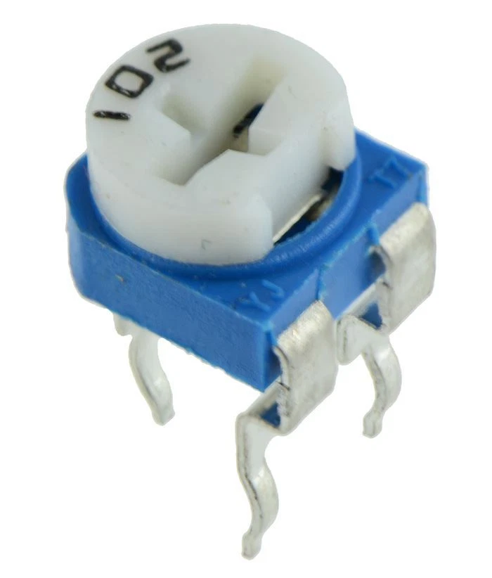 6mm Cermet Horizontal Variable Trimmer Potentiometer Pot 100R to 100K - Image 1 of 1