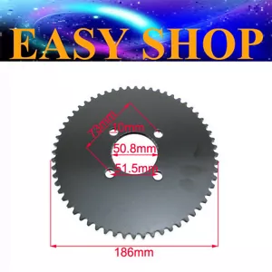60T Tooth #35 Rear Chain Sprocket For Mini Bike Go Kart Trike ATV Quad Bicycle - Picture 1 of 4