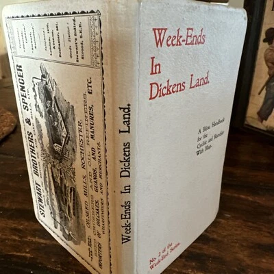Week-Ends In Dickens Land A Bijou Handbook For Cyclist & Rambler W/Foldout Map Foto 1 de 4