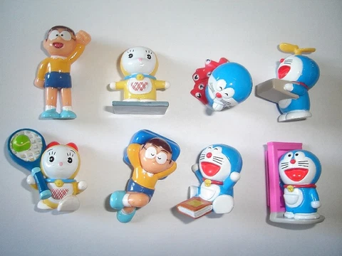 DORAEMON ANIME CARTOON 2004 KINDER SURPRISE FIGURES SET - FIGURINES COLLECTIBLES Cover