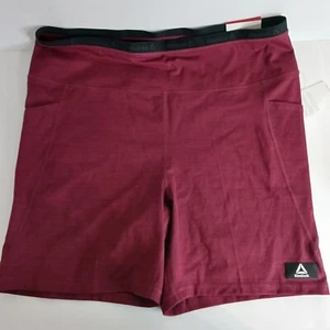Reebok Womens Moisture Management Performance Shorts With Side Pocket New W/Tags - Picture 1 of 15