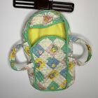 Vintage 1983 Cabbage Patch Kids Doll Quilted Diaper Bag Yellow 