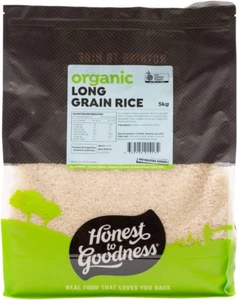 Honest to Goodness Organic White Long Grain Rice 5 Kg - Picture 1 of 14