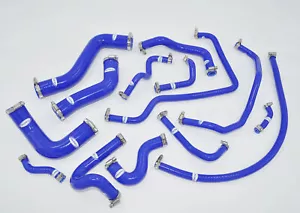 Silicone Coolant/Breather Hoses fits Mazda Mx5 1.6 MK1 NA Radiator '89-'98 Blue - Bild 1 von 8