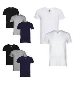 6 x t-shirt NAZARENO GABRIELLI cotone 100% maglietta UOMO girocollo scollo a v - Imagen 1 de 6