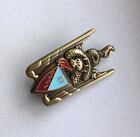 Rare Old French Military Bronze Badge, Pin/Gaoa 22  - Air Force