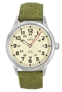 Reloj para hombre Ratio Quest Series esfera beige cuarzo informal 100M RTQ019 - Imagen 1 de 5