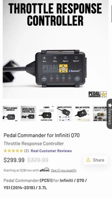 PEDAL COMMANDR PC51 para Infiniti Q70, M37 Foto 1 de 3