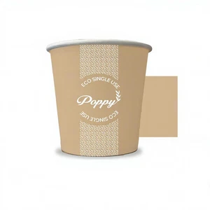 bicchierini da caffè di carta bicchieri bicchiere MONOUSO 75ML 1000 pz AVANA - Foto 1 di 3