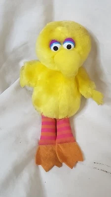 Peluche de colección Big Bird Sesame Street Muppet Applause difuso 8” amarillo pequeño 40326 Foto 1 de 4