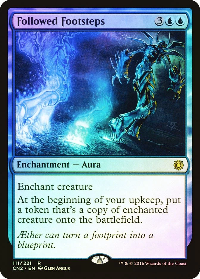 MTG FOIL Followed Footsteps  - Conspiracy: Take the Crown #111 - Image 1 of 1