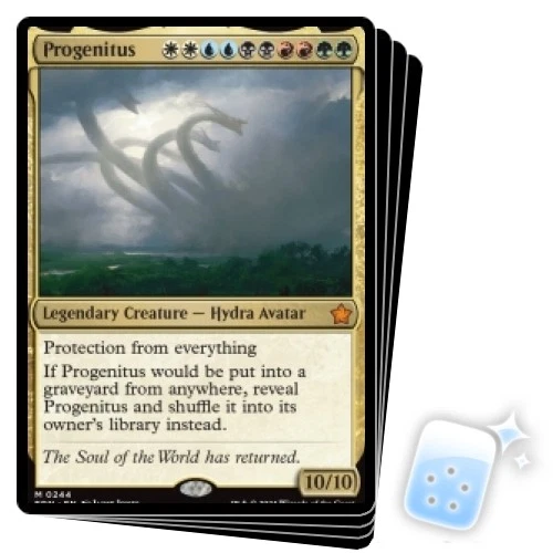 PROGENITUS X4 Foundations FDN Magic MTG MINT CARD - Image 1 of 1