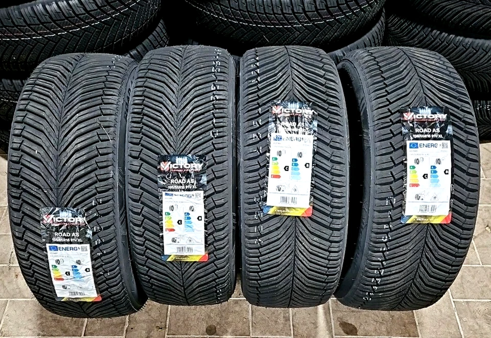 4 PNEUMATICI AUTO 195/55 R16 91V XL VICTORY  ALLSEASON M+S 4 STAGIONI DOT 2025 - Immagine 1 di 4