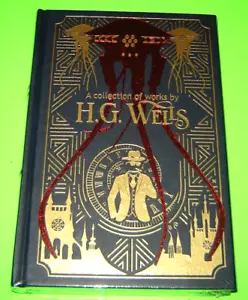 H.G. Wells:A Collection Of Works Leather Bound Hardcover New & Sealed by Wilco - Imagen 1 de 10
