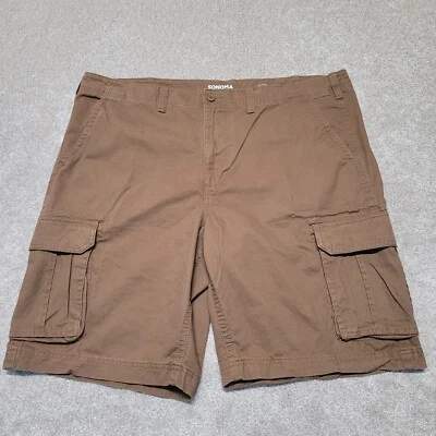 Pantalones Cortos Carga Sonoma Para Hombre 44 Marrón Senderismo Camping Aire Libre Foto 1 de 4