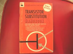 VINTAGE 1961 TRANSISTOR SUBSTITUTION HANDBOOK Howard Sams & Co. - Bild 1 von 3