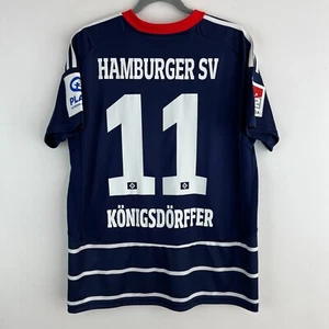 Hamburger SV 2024/2025 Away Adidas Soccer Jersey Women's Size 2XL Königsdorffer - Picture 1 of 14