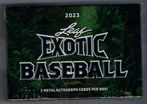 2023 Leaf Exotic Baseball BOX HOBBY FACTORY SEALED
