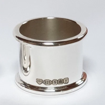 STERLINGSILBER ( 925 ) PERLENKRAGEN zur Gehstockherstellung 23 mm oder 25 mm i/d. - Bild 1 von 4