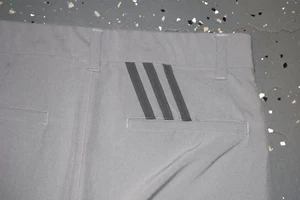 Adidas GOLF 30x30 Pantalone Uomo 3-STRIPE Flat Front Poly Spandex Grigio - Foto 1 di 7