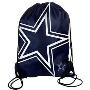 Dallas Cowboys Back Pack Sack Drawstring Bag Tote NEW Backpack Star BIG LOGO - Picture 1 of 1