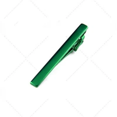 Pin de barra clipe de gravata de casamento 60 mm fecho moda aço inoxidável suporte metal masculino - Imagem 1 de 4