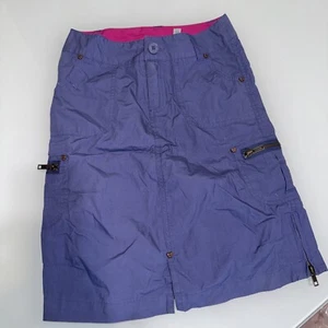 Girls Sideout Blue Zipper Skirt Size 7 S6 - Picture 1 of 3