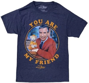 Mister Rogers' Neighborhood Men's Officially Licensed Retro Graphic Tee T-Shirt - Picture 1 of 1