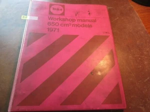 BSA A65FS A65T A65L Firebird Thunderbolt Lightning Workshop Manual 1971 919 - Picture 1 of 7