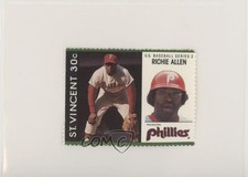 1989 St Vincent US Baseball Series 2 Stamps Dick Allen