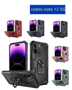 Cover Custodie Supporto Antiurto PER XIAOMI REDMI NOTE 13 5G + Pellicola Vetro - Foto 1 di 11