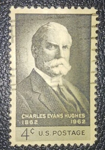 U.S. Postage Scott #1195, 1962, 4¢, Charles Evans Hughes, Black - Picture 1 of 1