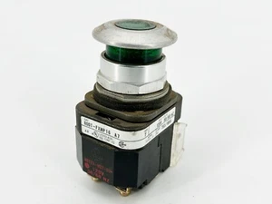Allen Bradley 800T-FXMP16A7 Drucktaster beleuchtet 2 Positionen 120V grün - Bild 1 von 4